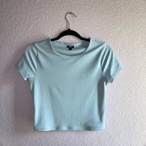 Express BodyCon Blue Tee